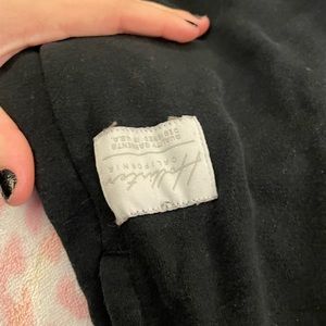 hollister black sweat pants